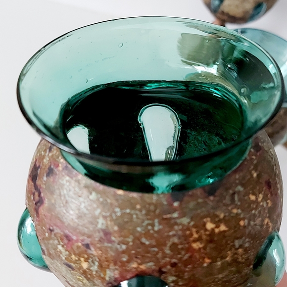 4 very rare imprisoned/caged glass wine cups - Picture 8 of 8